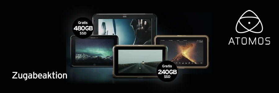Atomos SSD Zugabeaktion  Cashback