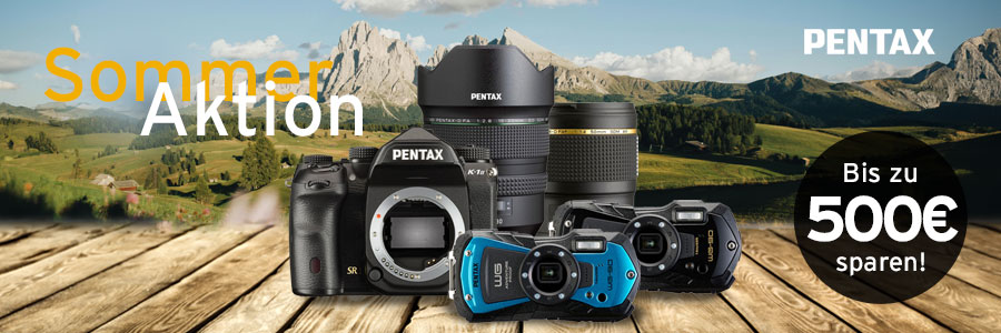 Pentax Sommer Sofortrabatt Cashback