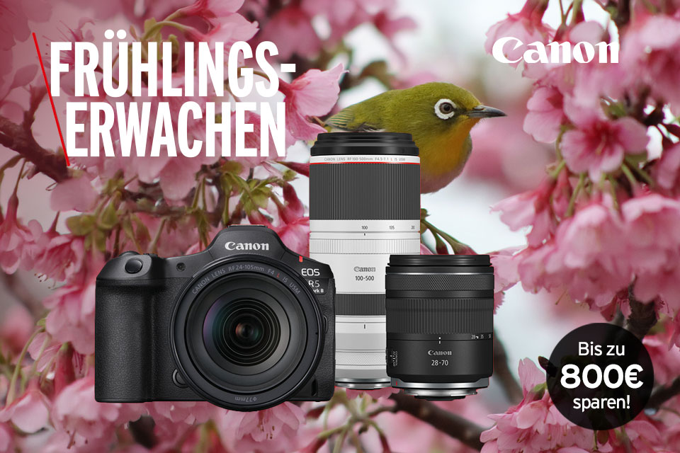 Frühlingsaktion auf ausgewählte Canon Highlights   