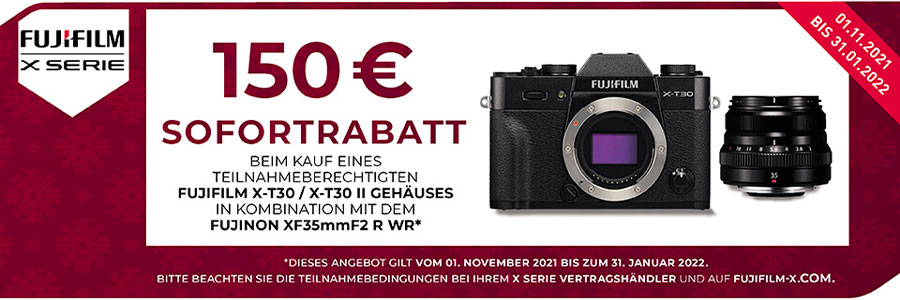 Fujifilm X-T30 Bought With-Sofortrabatt